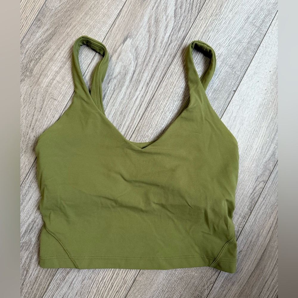Lululemon align tank Bronze green size 4